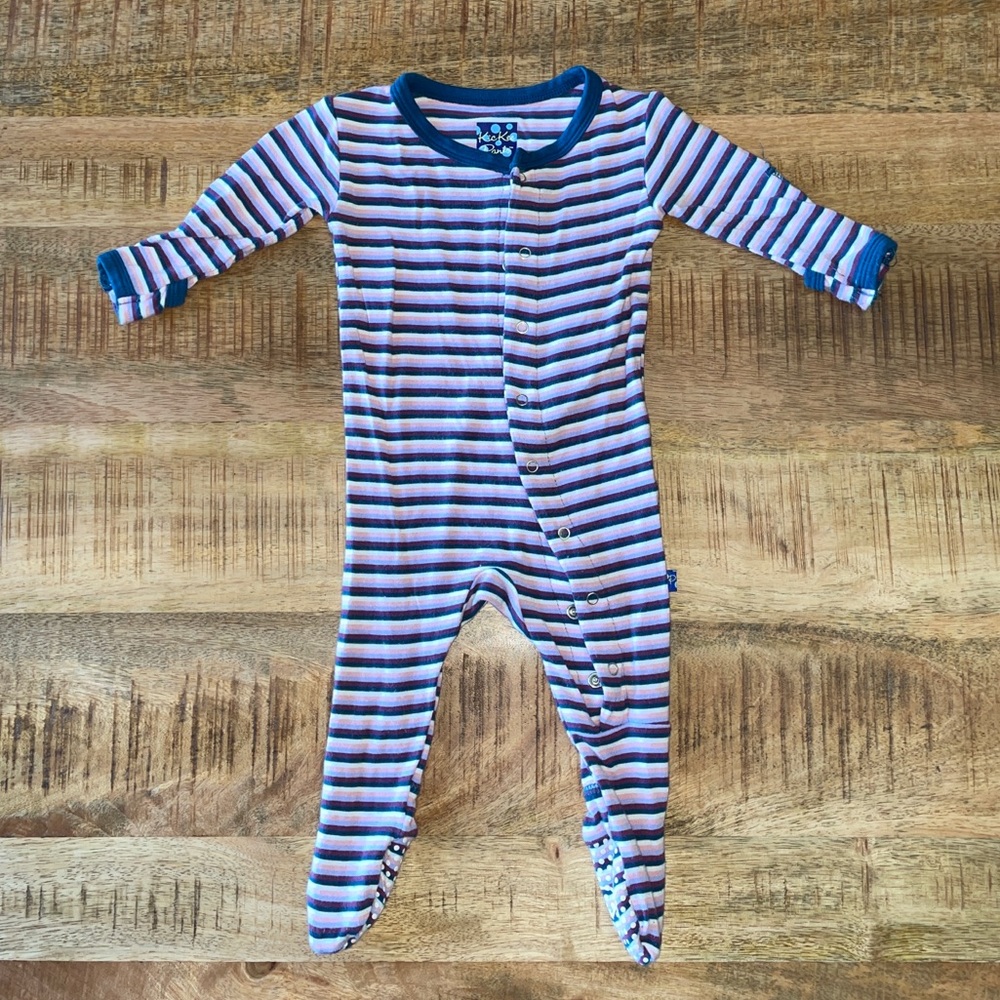 Striped Kickee Pants Footies